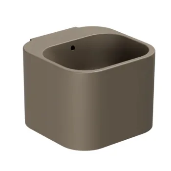 Раковина Azzurra Tandem 430х440х320, подвесная, с 1 отверстием для смесителя, с переливом, cocoa TALP04443T00CC