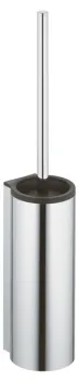 Туалетный ершик Keuco Plan Care 34964010100 с пластиковой черной колбой и удлиненной ручкой, хром