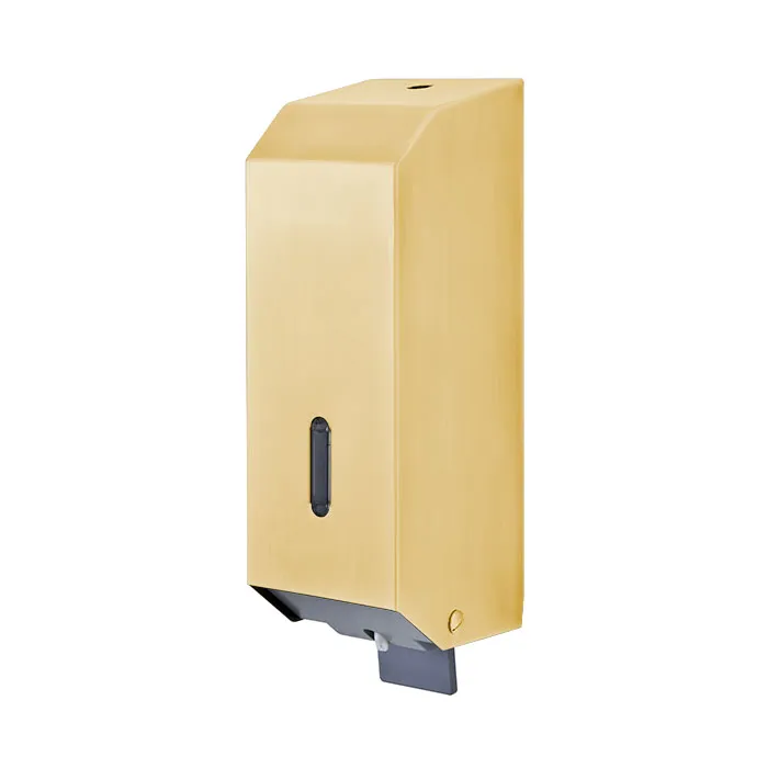 3SC Hotel Дозатор для жидкого мыла, настенный, 1.2 литра, цвет: золото 24к. Lucido HO16GD