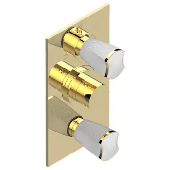 Смеситель для душа THG Infini Porcelaine Blanche U2D-H53-5540BE matt gold pvd