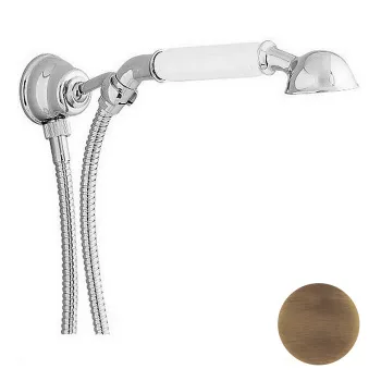 Душевой гарнитур Cisal Arcana Toscana ручная лейка,шланг 120 см,вывод с держателем, бронза TS00304027 Акция