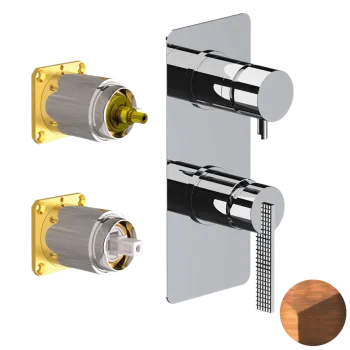 Смеситель для душа Daniel Club ANC612D3KB64 медь состаренная