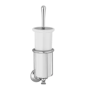 Ершик настенный с керамической колбой Stella Roma 1052 хром RM 10017 CR00