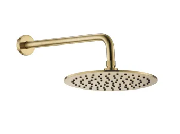 Настенный верхний душ  Benesque Lumiere 22010304 латунь брашированная