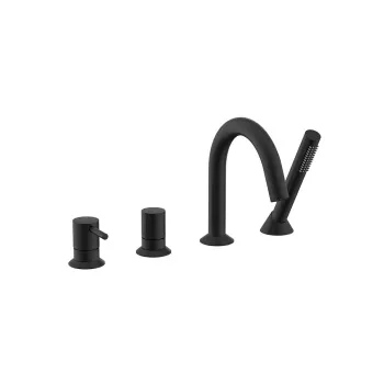 Смеситель на борт ванны NEMO Round Смеситель на борт ванны MATTE BLACK NM-2352MB