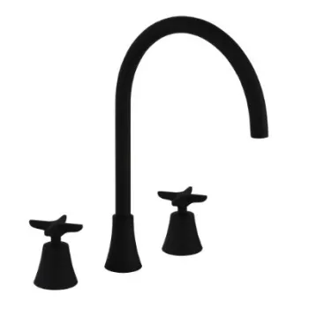 Смеситель для раковины Ramonsoler Adagio на 3 отверстия чёрный 914202NM