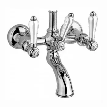 Смеситель для душевой стойки Nicolazzi El Capitan с изливом, с переключателем, хром 1400CR69