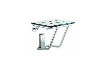 Сиденье для душа Nofer настенное откидное с дополнительной опорой 15065.S