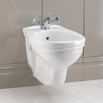 Биде подвесное Devon&Devon Rose 35х52,5 c 1 отв. под смеситель белое IBBID1FSRO