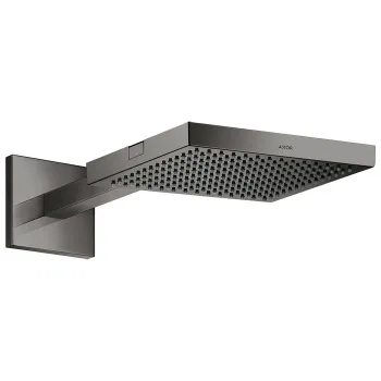 Axor Shower Верхний душ 24x24см., с настенным держателем 41.1-45.8см., цвет: полированный черный хро