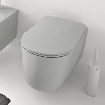 Унитаз подвесной Kerasan Nolita 531459 с креплениями WB9N, Grigio matt