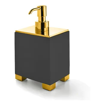 3SC Bemood  Black Deluxe Диспенсер для жидкого мыла, цвет черный/золото