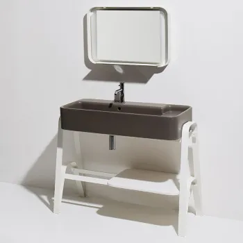 Раковина подвесная Simas Hop HOP100 MOKA MATT 100 см коричневый