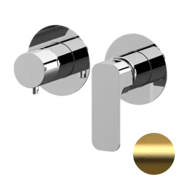 Смеситель для душа Daniel Tiara TA625DP золото брашированное