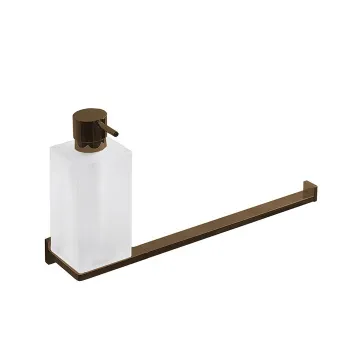 Дозатор для жидкого мыла с полотенцедержателем Colombo Look подвесной, PVD Vintage Matt B1674.VM-VAN