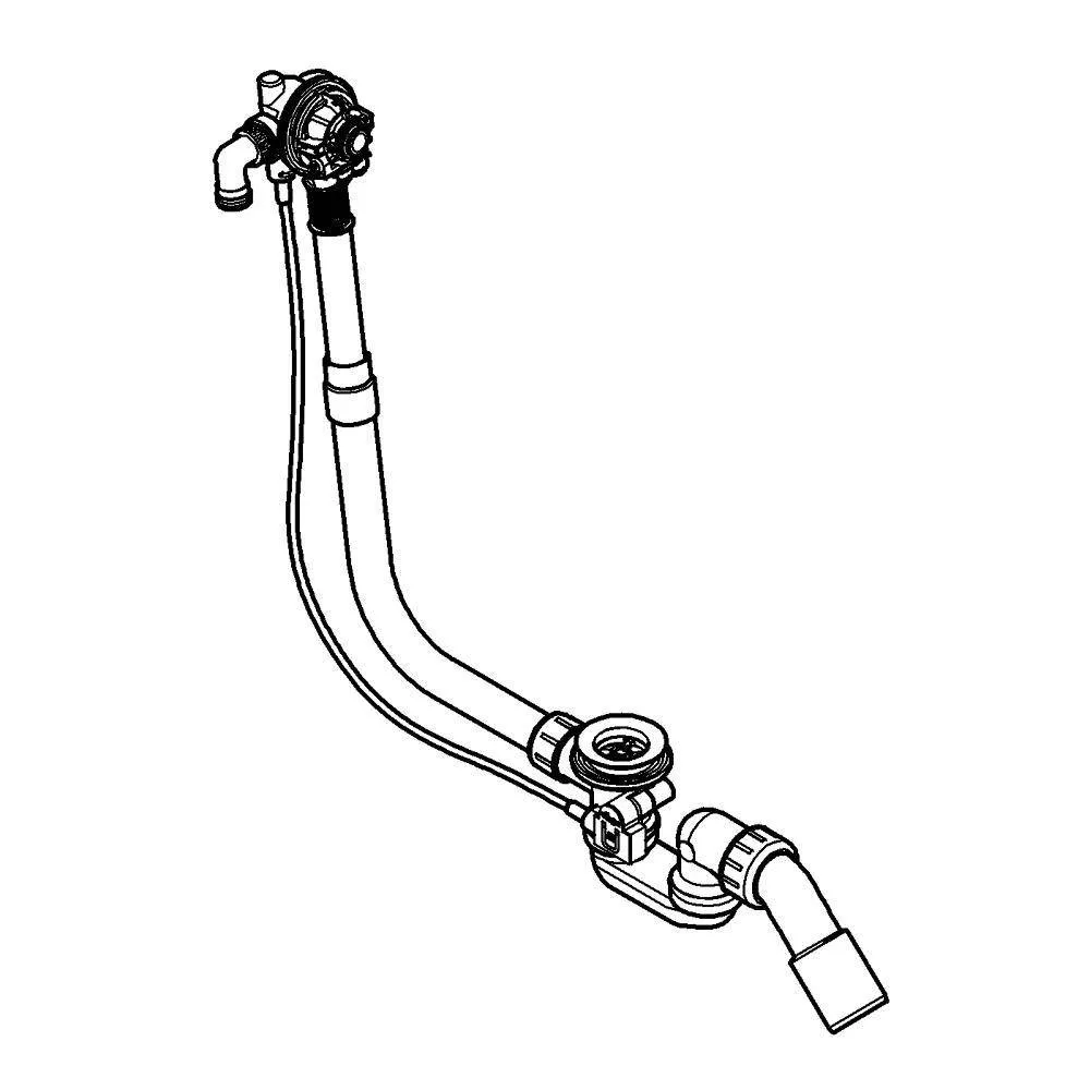 Наливной, сливной и переливной гарнитур GROHE Talentofill для анатомических ванн, встраиваемая часть, 28991000