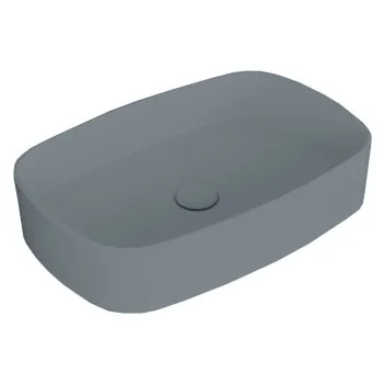 Раковина накладная Simas Foriu FO04 cemento matt 60 см серый