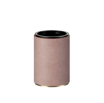Стакан для зубных щеток ADJ D7xH10, цвет:gold/пепельная роза 4941.gold/07