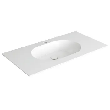 Раковина на столешницу Simas Wave WA100 bi matt*1 bianco matt