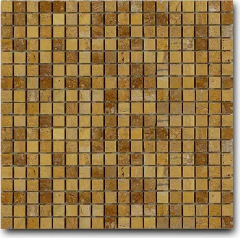 Мозаика Art Natura Marble Mosaic Travertino Giallo 30.5x30.5
