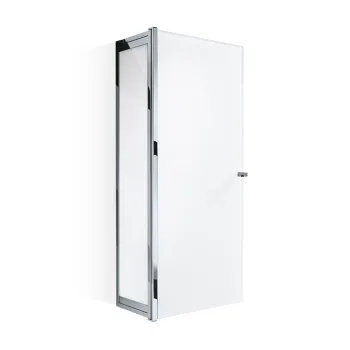 Шкафчик подвесной Decor Walther Glas S 3 35x19x80 стекло белое, хром 602404