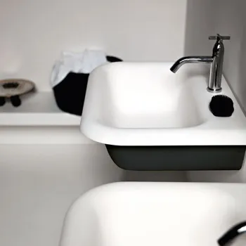 Раковина Agape Ottocento 70х50х19.6, 1 отв., темно-серый ACER07661RZG *1