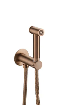 Гигиенический душ с прогрессивным смесителем Benesque Lumiere 26010106 бронза брашированная