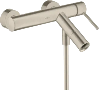 Axor Starck Смеситель для ванны , настенный, цвет: шлифованный никель 10411820