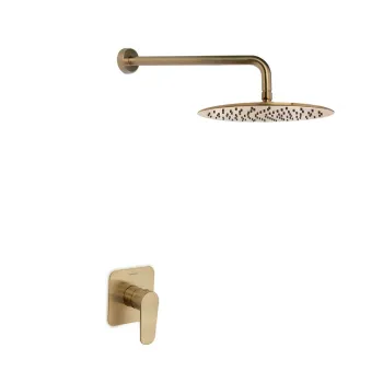 Смеситель для душа Ramonsoler Alexia встраиваемый с тропическим душем золото K3618012OC