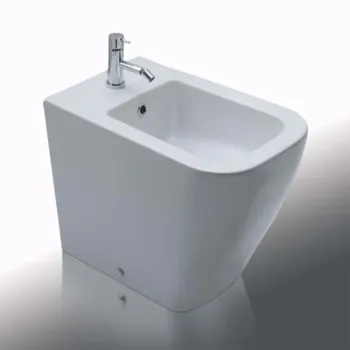 Биде напольное Globo Stone 52х36см, c 1 отв.под смеситель, системой скрытого крепежа, белый ST010.BI*1