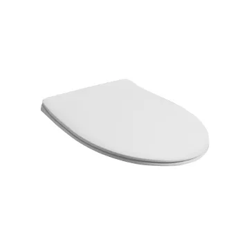 Сиденье для унитаза белый Simas Lft Spazio LFT006bi/cr белый/хром