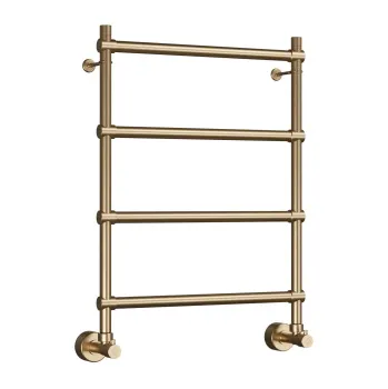 Полотенцесушитель водяной Margaroli Sole 4424704MOBN 72x54 бронза