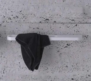 Полотенцедержатель KNIEF K.Stone Oval Аксессуар п/держатель с полочкой настенный 50x8x2Hсм бел/мат. 0600-282-01