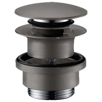 Набор для слива hansgrohe 50100340 push-open для раковины и биде, шлифованный черный хром