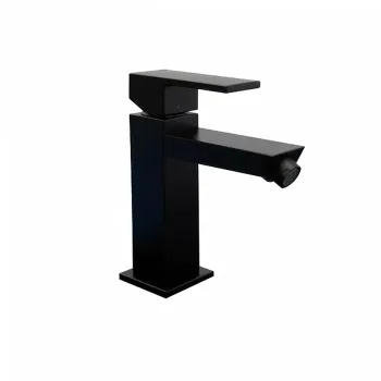 Смеситель для биде FUTURA однорычажный с донным клапаном Kerama Marazzi черный матовый 66425KM.01.093