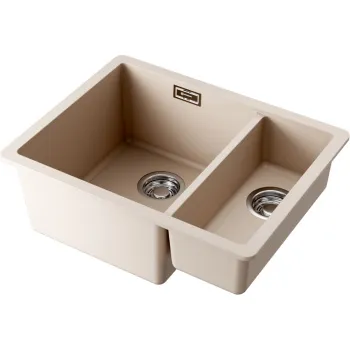 Мойка кухонная Omoikiri Kata 55-2-U-SA бежевая 4993421