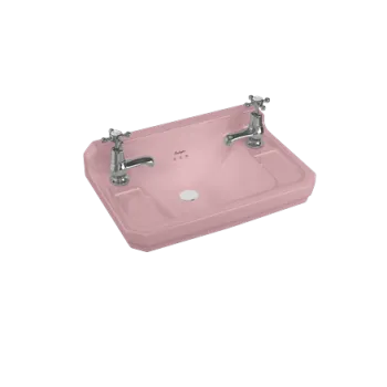 Подвесная раковина Burlington Bespoke/Colours B8 2TH PINK розовый