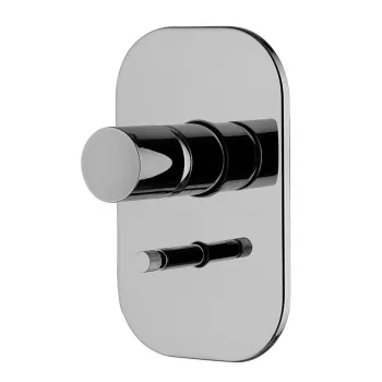 Смеситель для душа Fima Carlo Frattini Nomos Go встраиваемый, с переключателем на 2 выхода, хром F4169X2CR