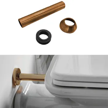 Соединение для смыва к напольному унитазу Kerasan d=40, бронза 755293 br