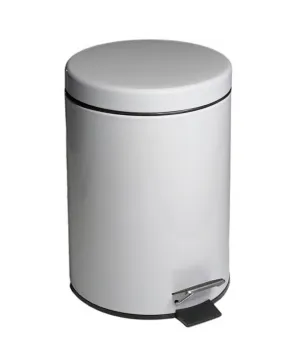 Ведро Nofer с педалью 12 л. 09100.12.W белое