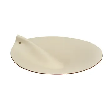 Крышка для корзины для белья ADJ D40, панна котта/белый 0044.16/10