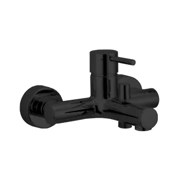 Смеситель для ванны Cisal Less Minimal настенный, , выпуск для шланга 1/2, черный матовый LM00013040