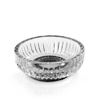 3SC Elegance Мыльница настольная, цвет: прозрачный хрусталь/Matt Black Nickel