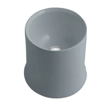 Раковина накладная Simas Sharp SH10 cemento matt*0 42 см серый