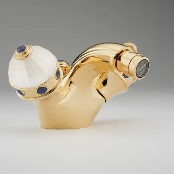 Смеситель для биде THG Cheverny Lapis Lazuli A1T-F01-3202 полированное золото