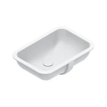 Раковина Catalano Italy 55х38, встраиваемая под столешницу с переливом, белый глянцевый 727550001