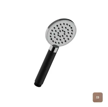 Лейка душевая ручная Posh Almar 90 с одним типом струи, медь брашированная pvd E082108.CO