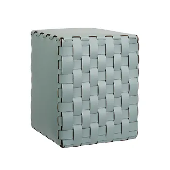 Пуф ADJ 35x35xH40, небесный/эвкалипт 1070.50/60