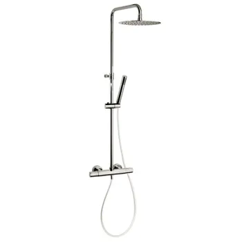 Душевая система Ramonsoler Tzar термостатическая без излива с регулировкой высоты никель 345402RM250NC