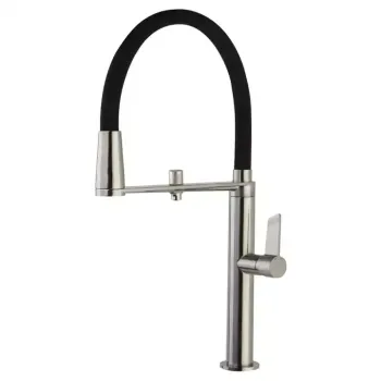 Смеситель для кухни Ramonsoler Kitchen с подключением фильтра питьевой воды с магнитным держ 898801мсnc никель 898801MCNC